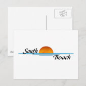 South Beach Postkarte (Vorne/Hinten)