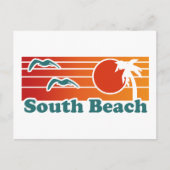 South Beach Postkarte (Vorderseite)
