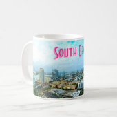 ~South Beach~SÜDBEACH-TASSE Kaffeetasse (Vorderseite Links)