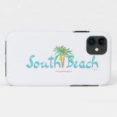 South Beach Sun Miami Case-Mate iPhone Hülle (Rückseite (Horizontal))