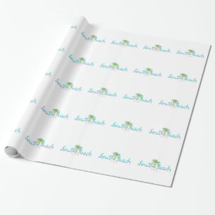 "South Beach Sun Miami, Florida" Geschenkpapier