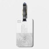 [South Beach Vibes]  Colorful Tropical Palm Tree Gepäckanhänger (Rückseite vertikal)