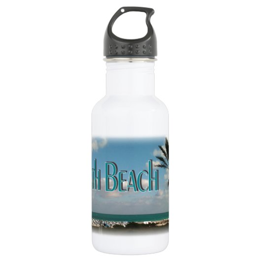 South Beach View Edelstahlflasche (Vorderseite)