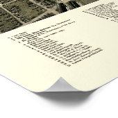 South Bend, IN Panorama Karte - 1890 Poster (Ecke)