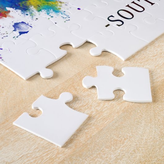 South Bend Indiana Skyline Puzzle (Seite)