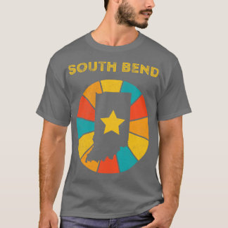 South Bend Indiana Vintag Beängstigendes Souvenir T-Shirt