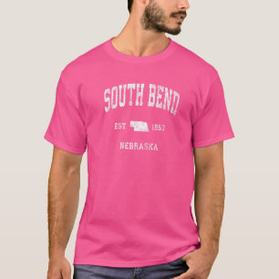 South Bend Nebraska Ne Vintage Sportsportarten T-Shirt