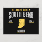 South Bend Postkarte (Vorderseite)