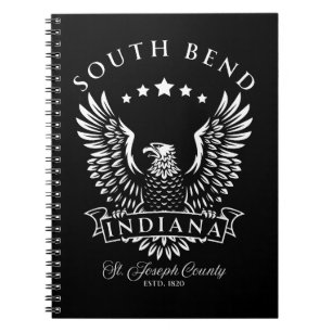 South Bend St. Joseph Landkreis Indiana Vintag Eag Notizblock