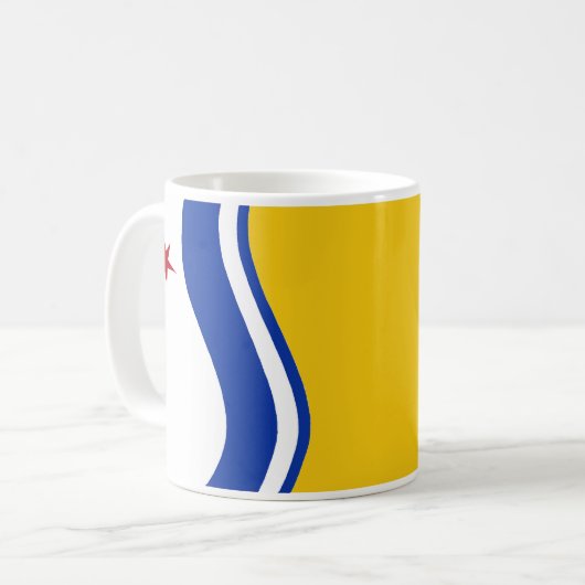 South- Bendflaggen-Tasse Kaffeetasse (Vorderseite Links)
