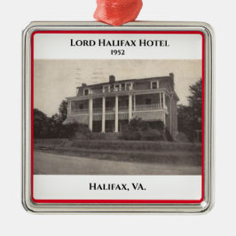 South Boston, VA. Weihnachtsmetallschmuck Ornament Aus Metall