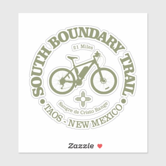 South Boundary Trail (MB) Aufkleber (Blatt)