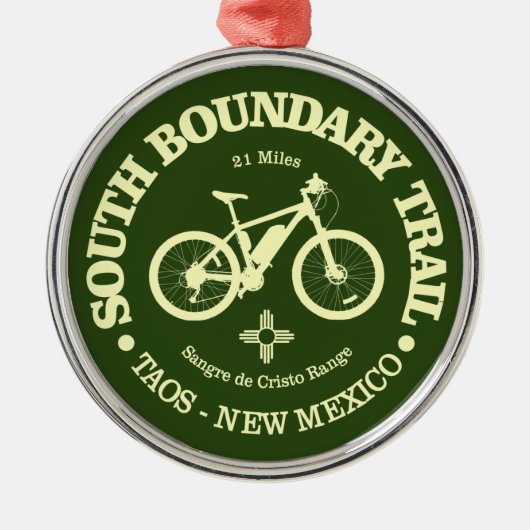 South Boundary Trail (MB) Ornament Aus Metall (Vorne)