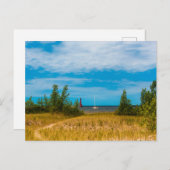 South Breakwater Light, Muskegon, Michigan Postkarte (Vorne/Hinten)