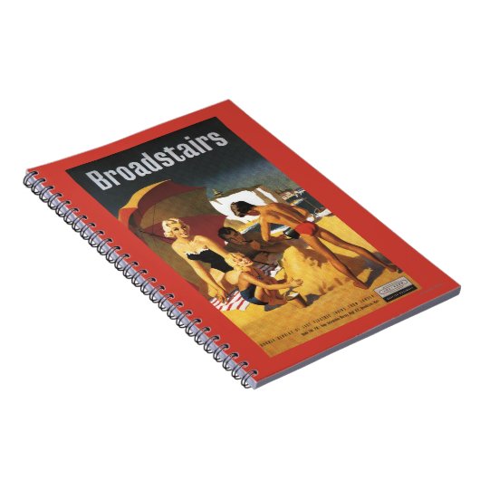 South British Railways Family on Beach Notizblock (Rechte Seite)