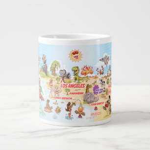 South California Beach Life Jumbo-Tasse