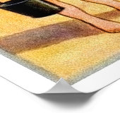 South Canterbury, Neuseeland, Leute am Strand Poster (Ecke)