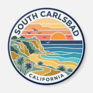 South Carlsbad State Beach Kalifornien Magnet