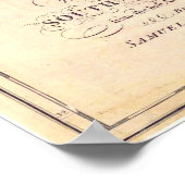 South Carolina: 1818 Poster (Ecke)