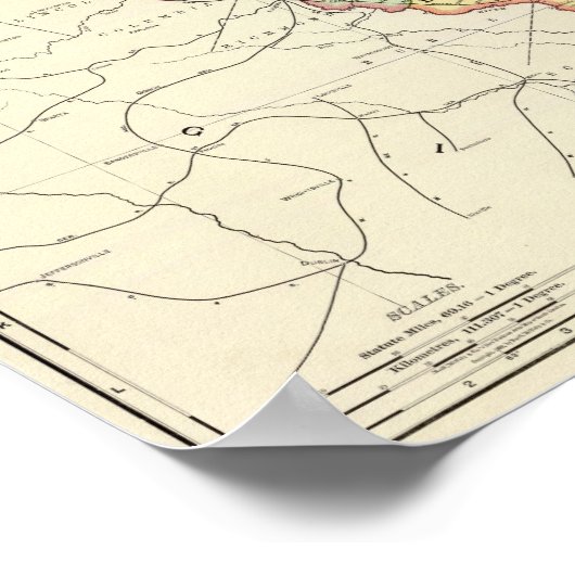 South Carolina 7 Poster (Ecke)