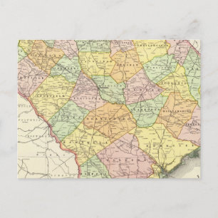 South Carolina 7 Postkarte