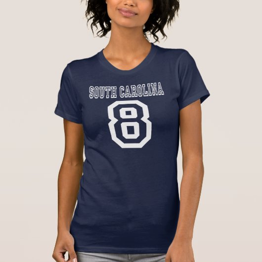 South Carolina 8 T-Shirt (Vorderseite)