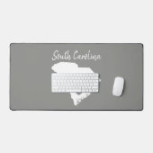 South Carolina Artistic Staat Map Liebe Zuhause Schreibtischunterlage (Tastatur & Maus)