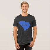 South Carolina Belong Staatsstolz Tri-Blend Shirt (Vorderseite voll)