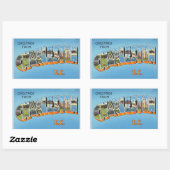 South Carolina, Blatt 4 Charleston-Aufkleber Rechteckiger Aufkleber (Blatt)