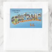 South Carolina, Blatt 4 Charleston-Aufkleber Rechteckiger Aufkleber (Tasche)