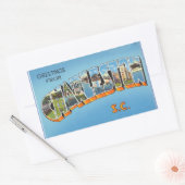 South Carolina, Blatt 4 Charleston-Aufkleber Rechteckiger Aufkleber (Umschlag)