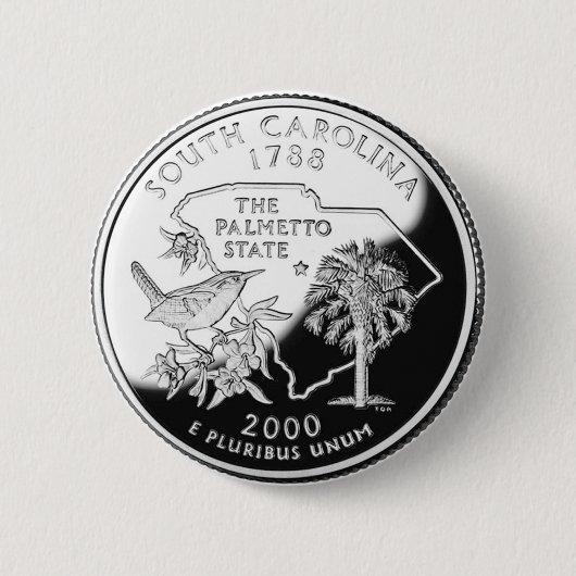 South Carolina Button (Vorderseite)