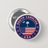 South Carolina Button (Vorne & Hinten)
