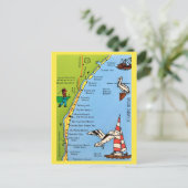 South Carolina Coast Postcard Postkarte (Stehend Vorderseite)
