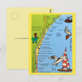 South Carolina Coast Postcard Postkarte (Vorne/Hinten)