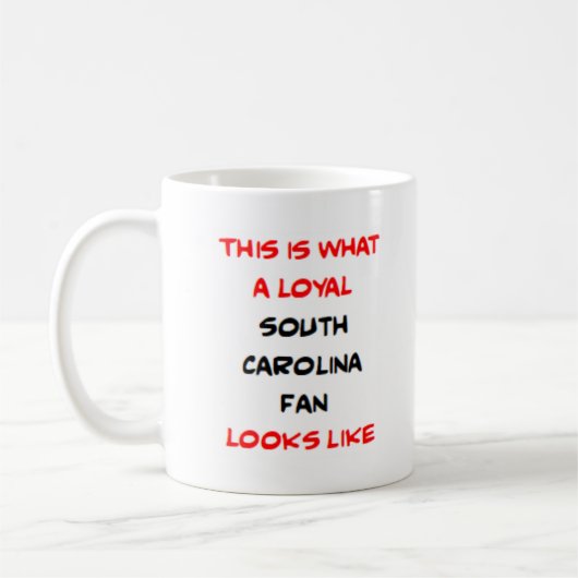 south carolina fan, loyal kaffeetasse (Links)