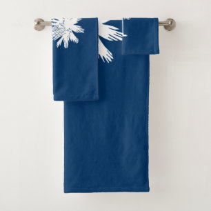 South Carolina Flag Badhandtuch Set