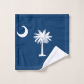 South Carolina Flag Badhandtuch Set (Waschlappen)