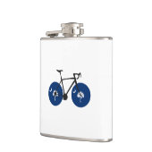 South Carolina Flag Bicycle Flachmann (Links)