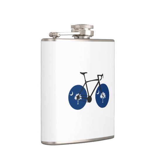 South Carolina Flag Bicycle Flachmann (Rechts)