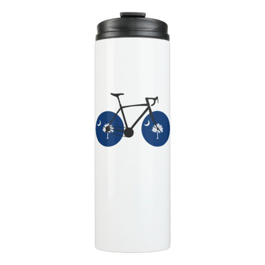South Carolina Flag Bicycle Thermosbecher (Vorderseite)