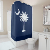 South Carolina Flag Duschvorhang (Beispiel)