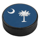 South Carolina Flag Eishockey Puck (3/4)