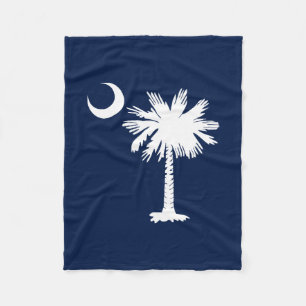 South Carolina Flag Fleecedecke