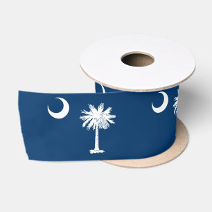 South Carolina & Flag, Geburtstagsparty/Sport Satinband