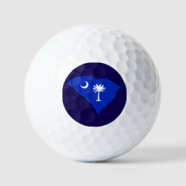South Carolina Flag Golf Balls Golfball