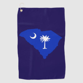 South Carolina Flag Golf Tower Golfhandtuch