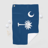 South Carolina Flag Golfhandtuch (Insitu)