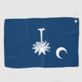 South Carolina Flag Golfhandtuch (Horizontal)