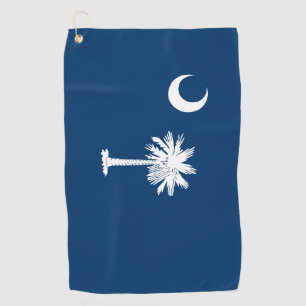 South Carolina Flag Golfhandtuch